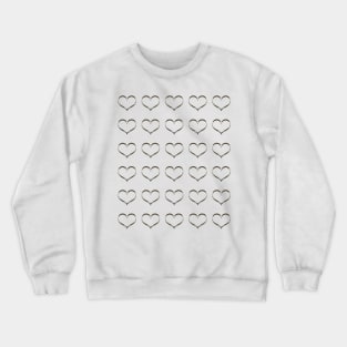 Gold Heart Love Crewneck Sweatshirt